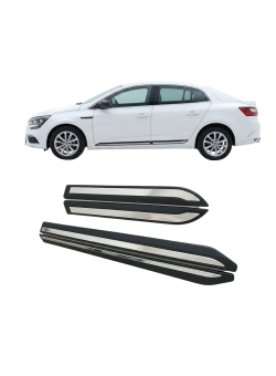 Renault Megane 4 Krom Yan Kapı Çıtası Plastikli 2016-2026 Uyumlu 
