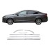 Ford Mondeo Krom Cam Çıtası 2015-2022 Uyumlu 