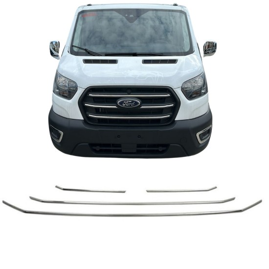 Ford Transit Krom Ön Panjur 2019 Üzeri 4 Parça