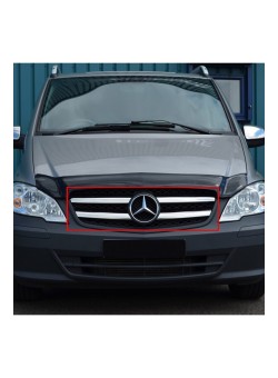 Mercedes Vito W639 Krom Ön Panjur 4 Prç. 2010-2014 Paslanmaz Çelik 