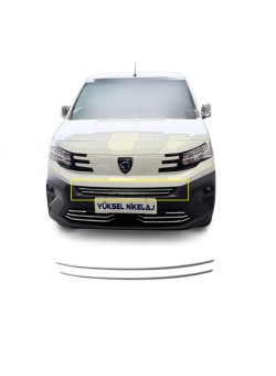 Peugeot Partner Van Krom Ön Tampon Çıtası 2 Parça 2023 Üzeri 