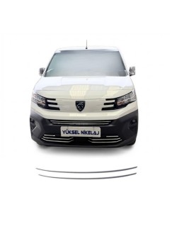 Peugeot Partner Van Krom Ön Tampon Çıtası 2 Parça 2023 Üzeri 