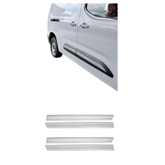 Fiat Doblo Krom Yan Kapı Çıtası 2020 Üzeri Uyumlu 