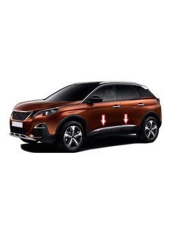 Peugeot 3008 Krom Yan Kapı Çıtası 4 Kapı 2016 Ve Üzeri P.çelik Uyumlu