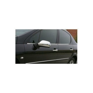 Peugeot 407 Paslanmaz Krom Cam Çıtası 2004-2010 Uyumlu
