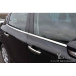 Peugeot 208 Krom Cam Çıtası 2012-2019 Uyumlu 