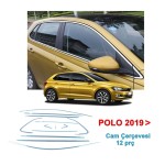 Volkswagen Polo 6 Krom Cam Çerçevesi 2018-2025
