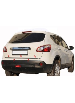 Nissan Qashqai Krom Bagaj Alt Çıtası 2007-2010