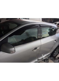 Renault Megane 3 HB Krom Cam Alt Çıtası 6 Parça 2008-2016 Arası