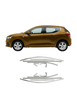 Dacia Sandero Krom Cam Çerçeve Tam Tur 2021 Üzeri 