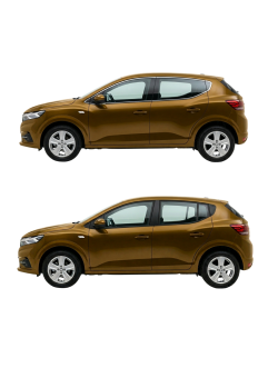 Dacia Sandero Krom Cam Çerçeve Tam Tur 2021 Üzeri 