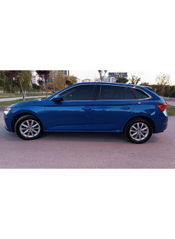 Skoda Scala Krom Cam Çerçeve Çıtası Tam Tur 2019 Üzeri 