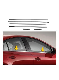 Chevrolet Cruze Krom Cam Çıtası 6 Parça 2009-2019 Uyumlu Chevrolet Cruze Krom Cam Çıtası 6 Parça 2009-2019 Uyumlu