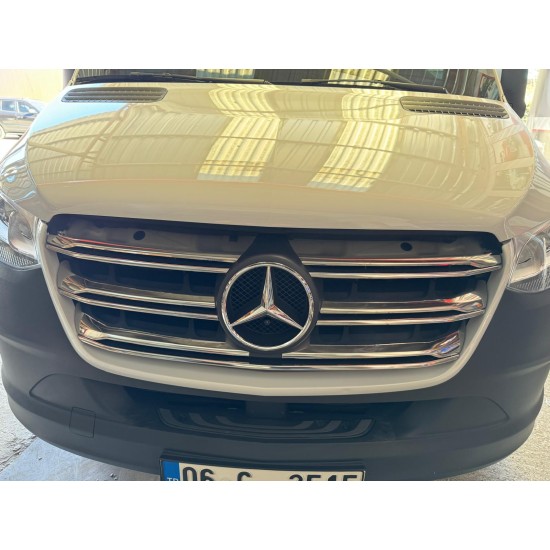 Mercedes Sprinter Krom Ön Panjur Seti 2018 Üzeri Mercedes Sprinter Krom Ön Panjur Seti 2018 Üzeri