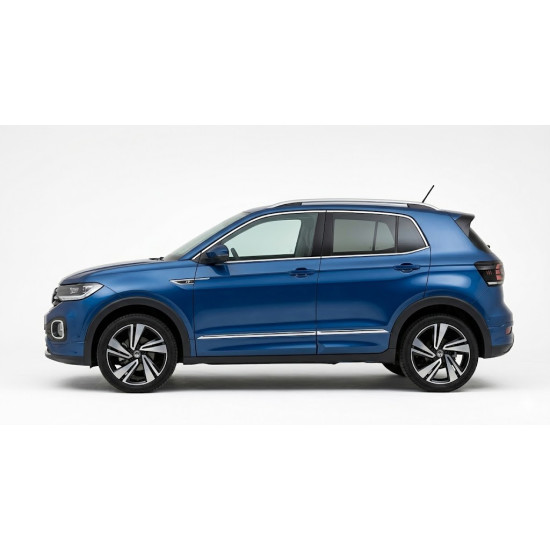 Volkswagen T-Cross Krom Cam Çerçeve Tam Tur 2023 Üzeri Volkswagen T-Cross Krom Cam Çerçeve Tam Tur 2023 Üzeri