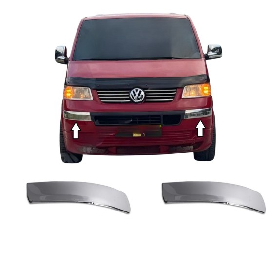 Volkswagen Transporter T5 Krom Ön Tampon Kaşı 2003-2010 