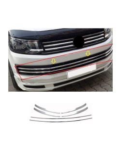 Volkswagen Transporter Krom Ön Tampon Çıtası 2015-2019 Uyumlu 
