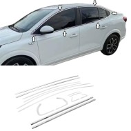 Renault Taliant Krom Cam Çerçevesi Tam Tur 16 Parça 
