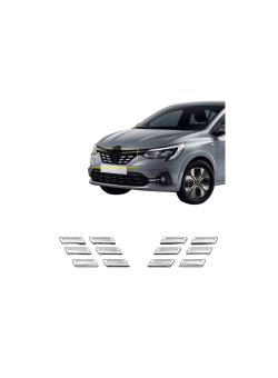 Renault Taliant Krom Ön Panjur 12 Parça 2021 Üzeri Uyumlu 
