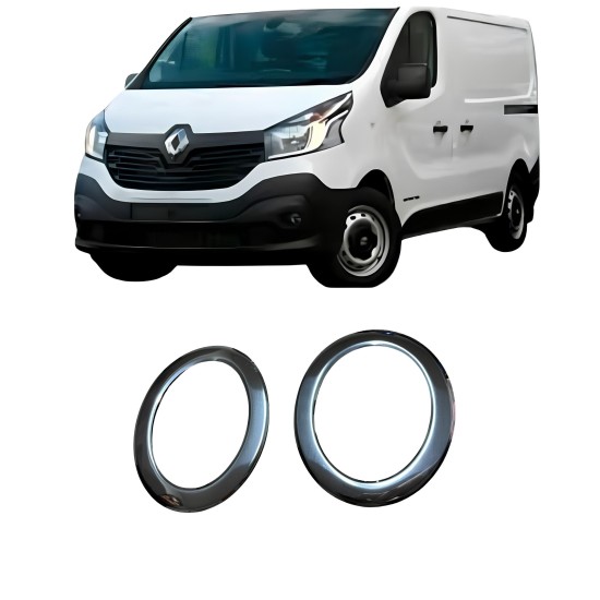 Renault Trafic Krom Sis Çerçevesi 2014-2021 Uyumlu