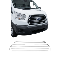 Ford Transit Krom Ön Panjur 3 Parça 2013-2019 Uyumlu 