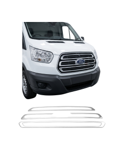 Ford Transit Krom Ön Panjur 3 Parça 2013-2019 Uyumlu 