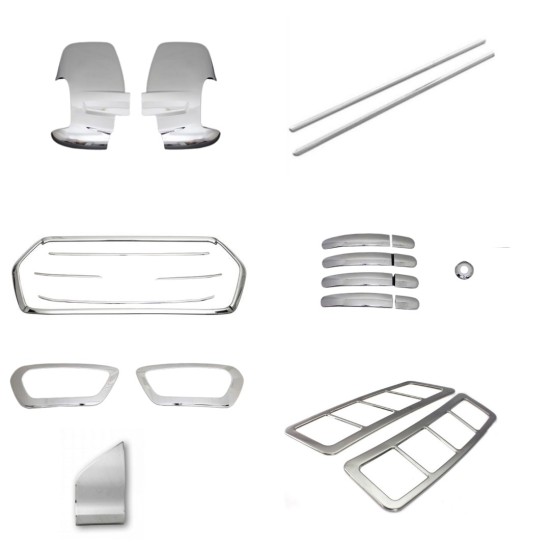 Ford Transit 2019 Üzeri Krom Set 