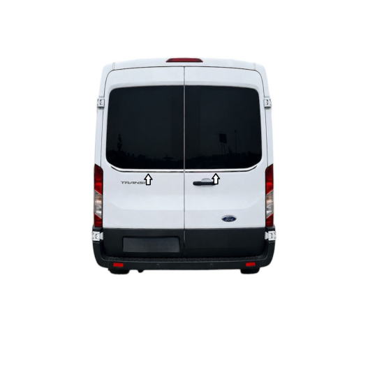 Ford Transit Krom Arka Cam Alt Çıtası 2014-2026 Uyumlu 