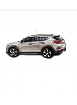 Hyundai Tucson Krom Cam Çerçeve Tam Tur 2015-2019 Uyumlu