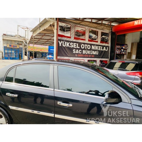 Opel Vectra C Krom Kapı Kolu 4 Adet 2002-2008 Uyumlu