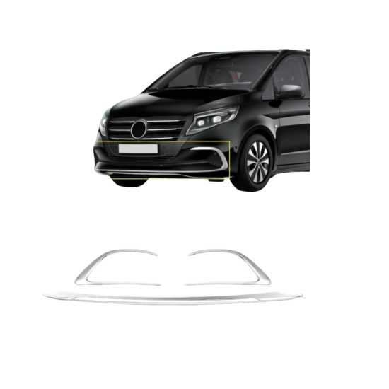 Mercedes Vito W447 Krom Ön Tampon Çıtası 2024 Üzeri Mercedes Vito W447 Krom Ön Tampon Çıtası 2024 Üzeri