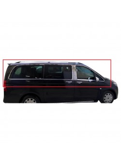 Mercedes Vito W447 Krom Cam Çerçeve Seti Uzun Şase 