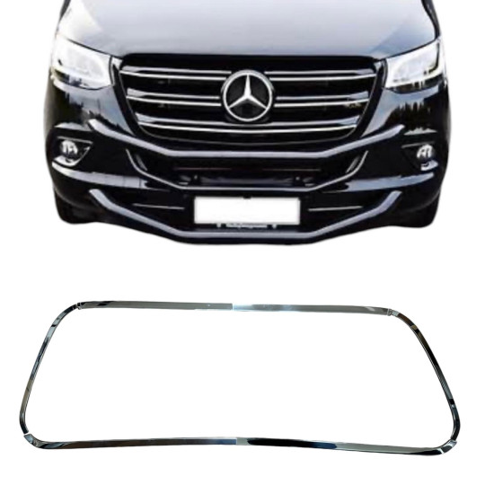 Mercedes Sprinter W907 Krom Panjur Çerçevesi 2018 Üzeri Uyumlu