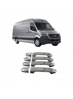 Mercedes Sprinter W907 Krom Kapı Kolu 2018 Üzeri Çift Delikli 